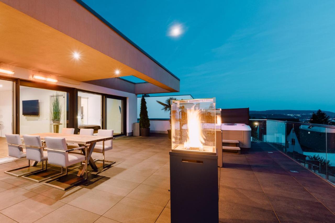 Traumblick Trifft Luxus! Apartman Weitersburg Kültér fotó