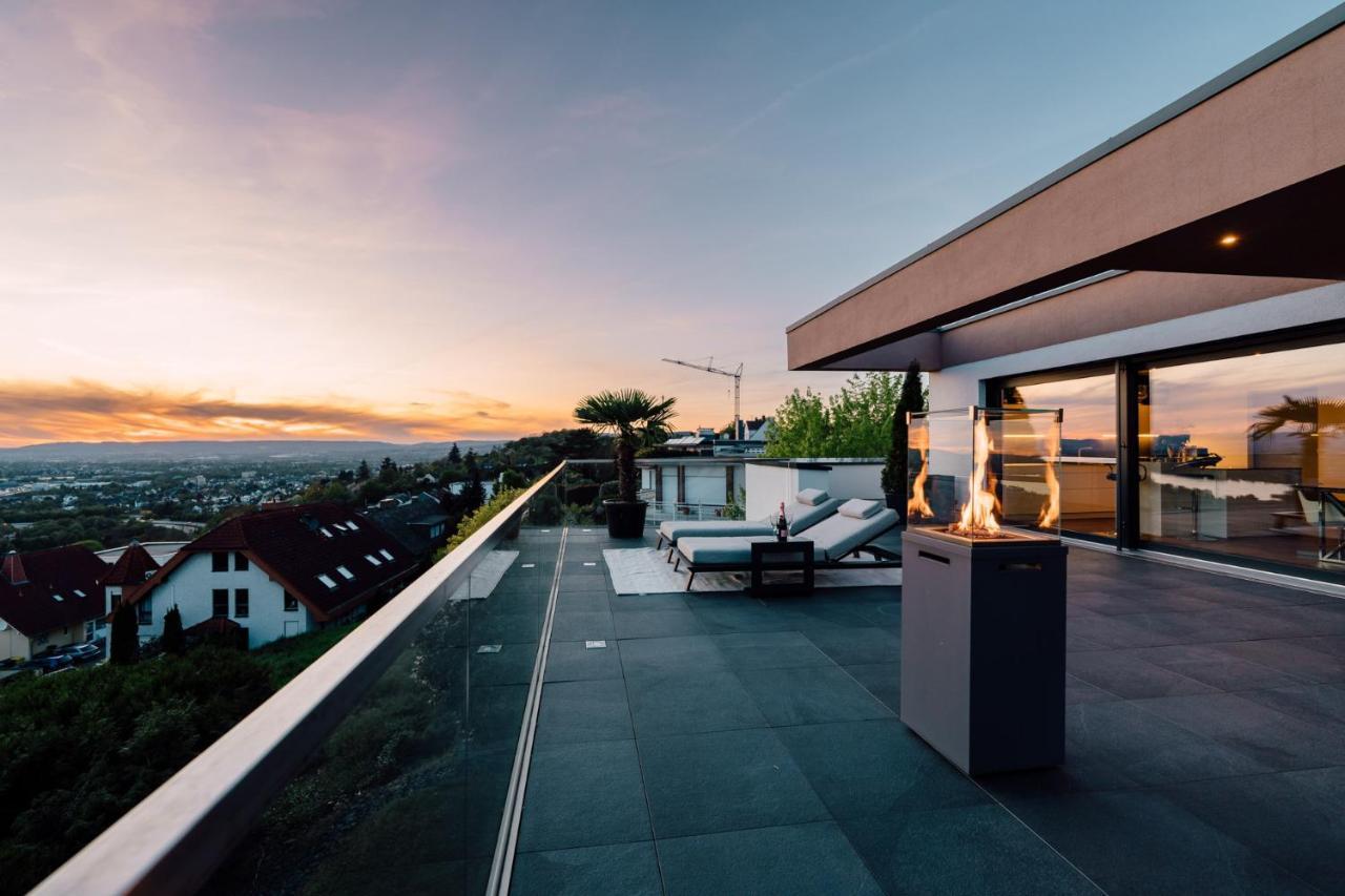 Traumblick Trifft Luxus! Apartman Weitersburg Kültér fotó