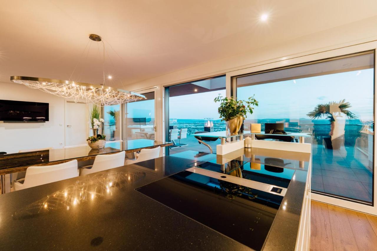 Traumblick Trifft Luxus! Apartman Weitersburg Kültér fotó