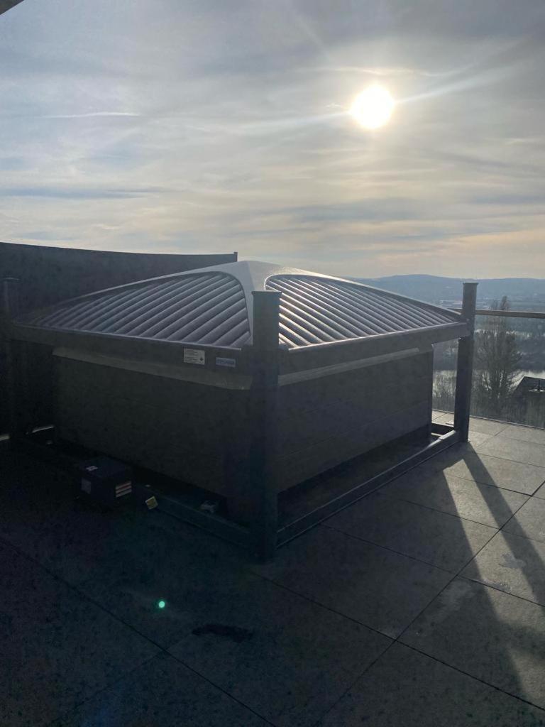 Traumblick Trifft Luxus! Apartman Weitersburg Kültér fotó