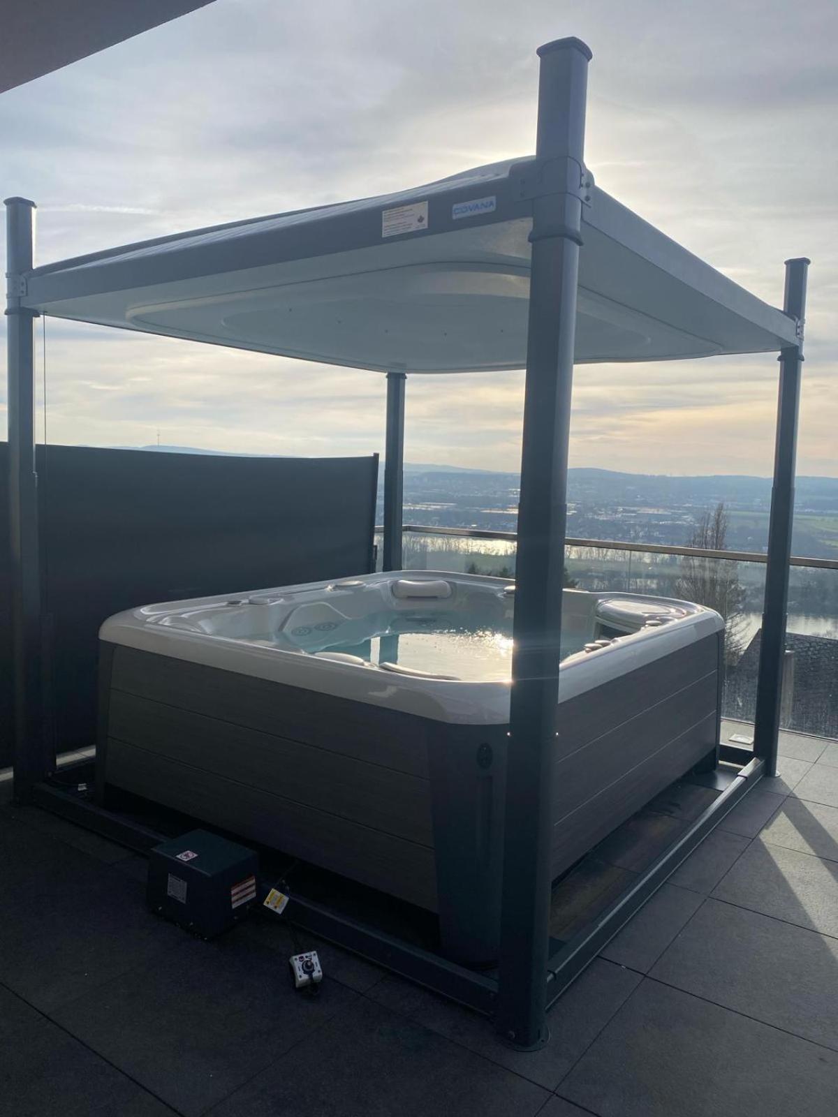Traumblick Trifft Luxus! Apartman Weitersburg Kültér fotó